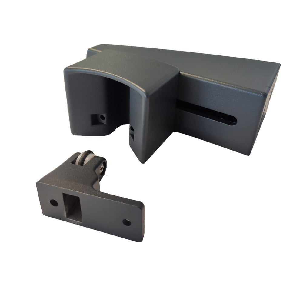 Boitier V de réception en aluminium pour portail coulissant