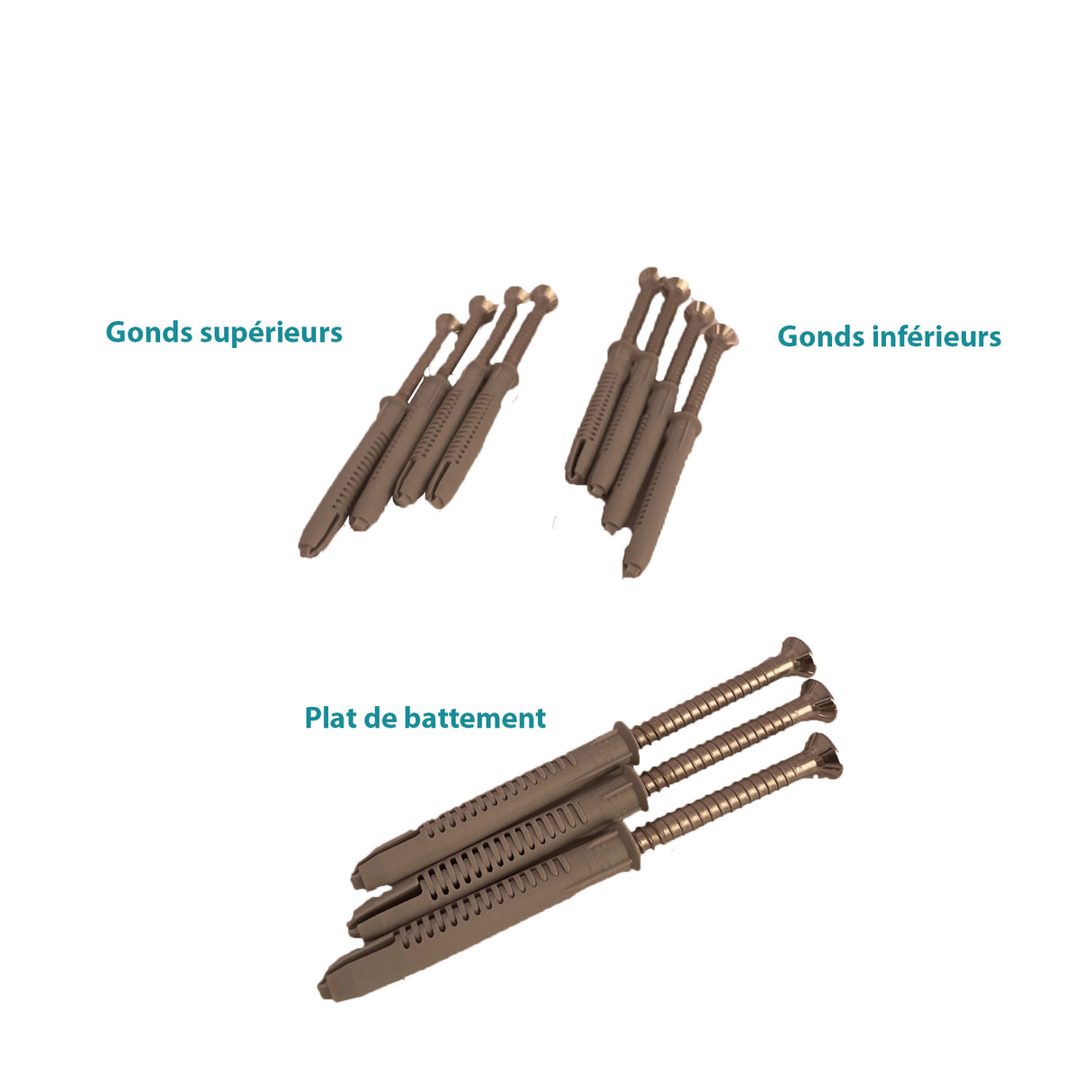 Kit de fixation pour portillon