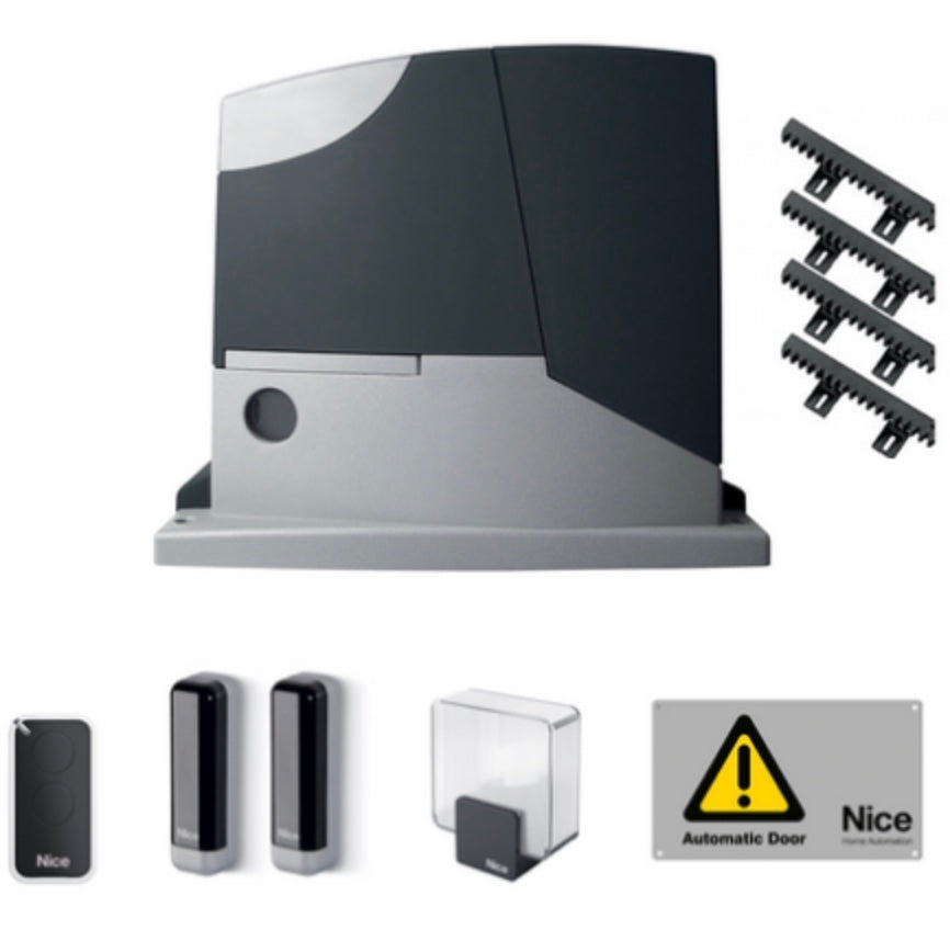 Kit 2 moteurs NICE RETROKIT Portail Coulissant 2 vantaux