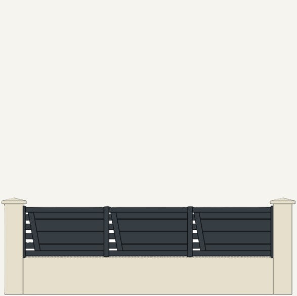 Clôture Aluminium Plaret