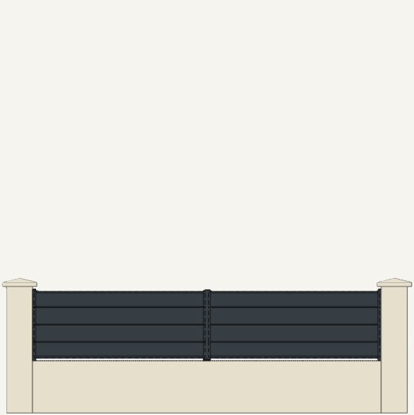 Clôture Aluminium Quercy