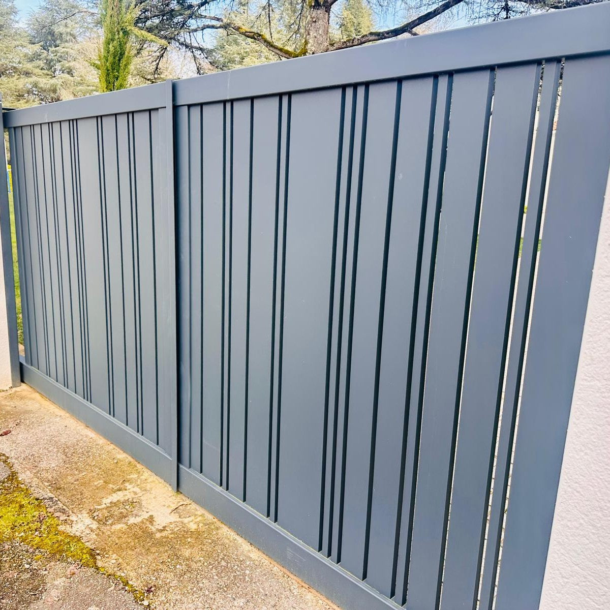 Portail Aluminium Coulissant 2 Vantaux Narbonne