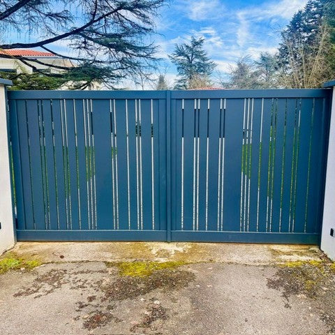 Portail Aluminium Coulissant 2 Vantaux Narbonne