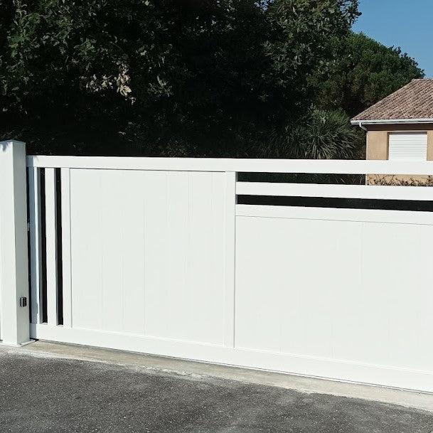 Portail Coulissant Aluminium Alpilles
