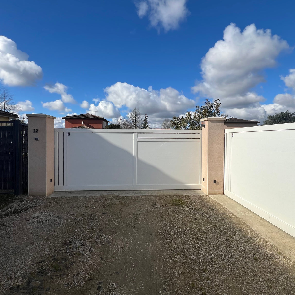 Portail Coulissant Aluminium Alpilles