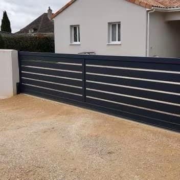 Portail Coulissant Aluminium Camargue