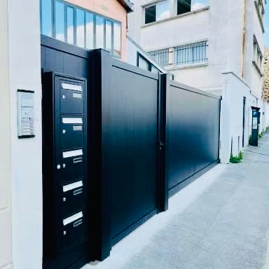 Portail Coulissant Aluminium Landes