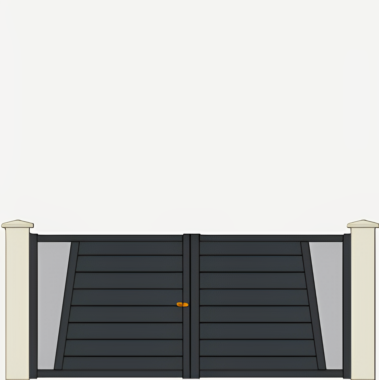 Portail Battant Aluminium Aveyronnais