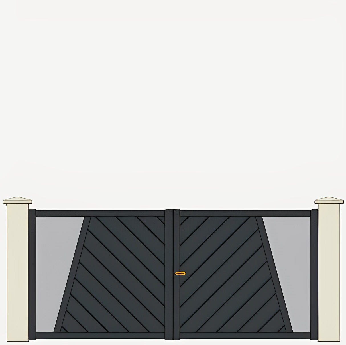 Portail Battant Aluminium Belcastel