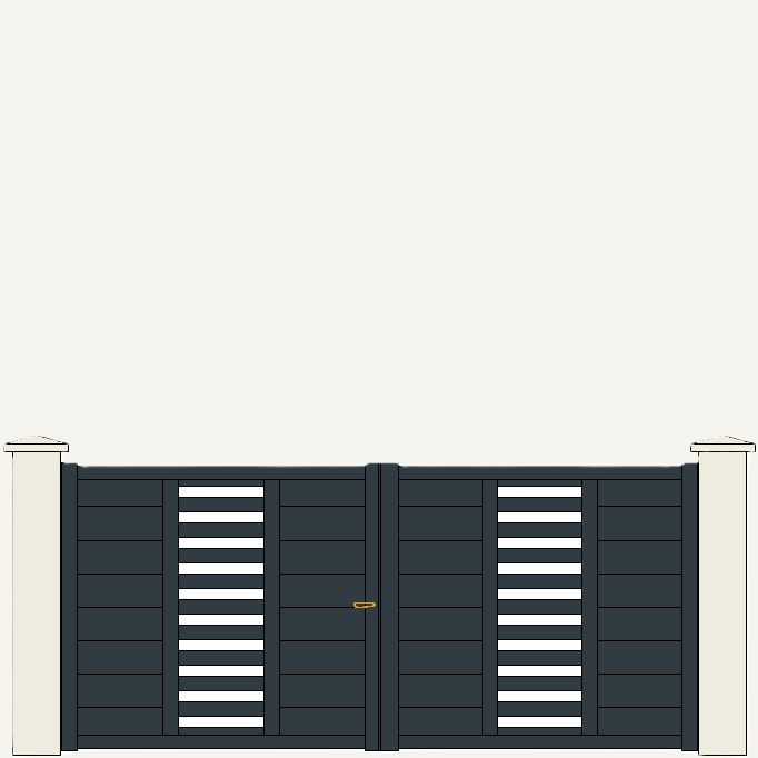 Portail Battant Aluminium Colmar