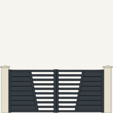 Portail Battant Aluminium Ecrins