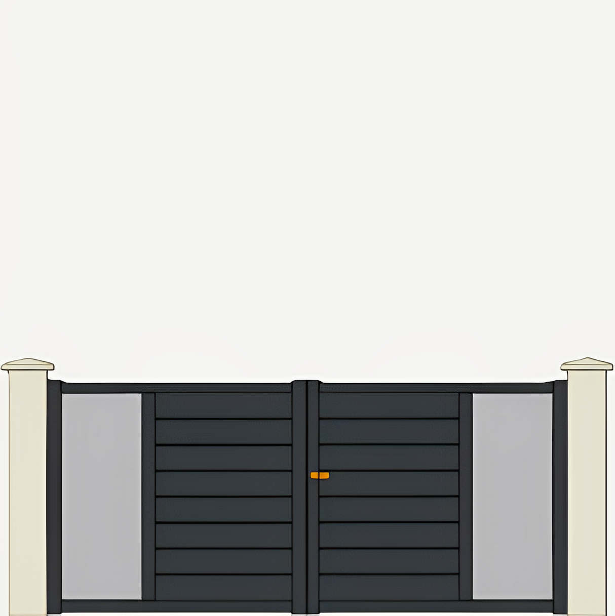 Portail Battant Aluminium Ferrat