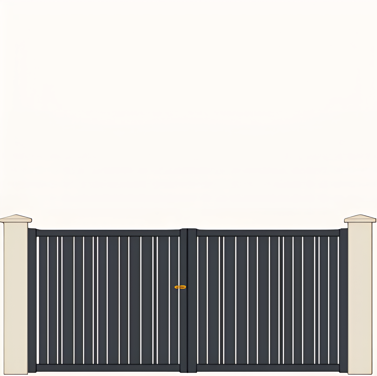 Portail Battant Aluminium Gruissanais