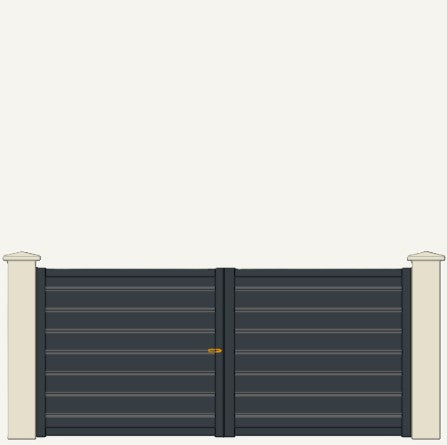 Portail Battant Aluminium Sainte Croix