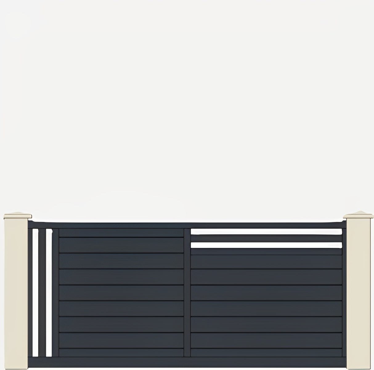 Portail Coulissant Aluminium Alpilles