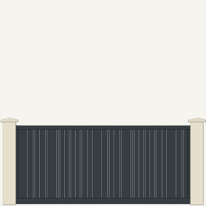 Portail Coulissant Aluminium Catalan