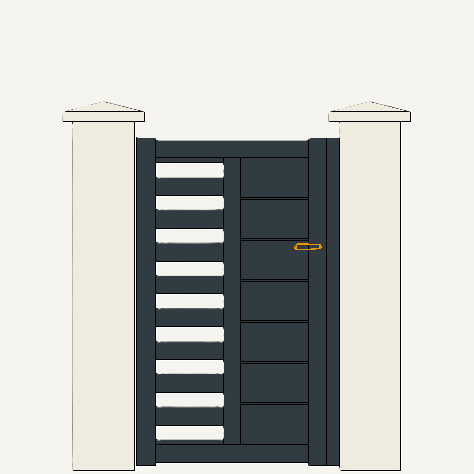Portillon Aluminium Donon