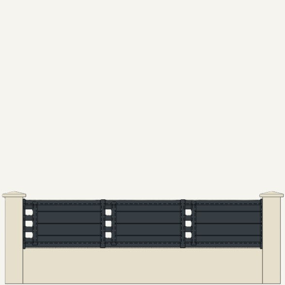 Clôture Aluminium Chaumes