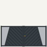 Portail Battant Aluminium Belcastel